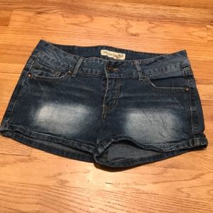 Denim shorts